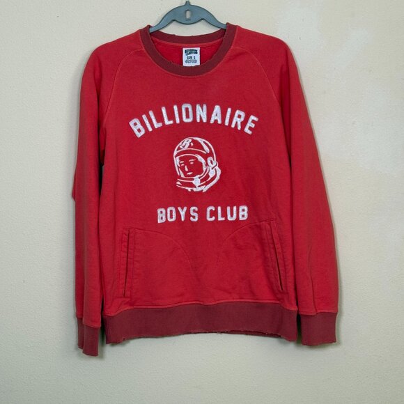 Billionaire Boys Club Sweater Pink Sweatshirt crewneck S Pharrell - Picture 1 of 7